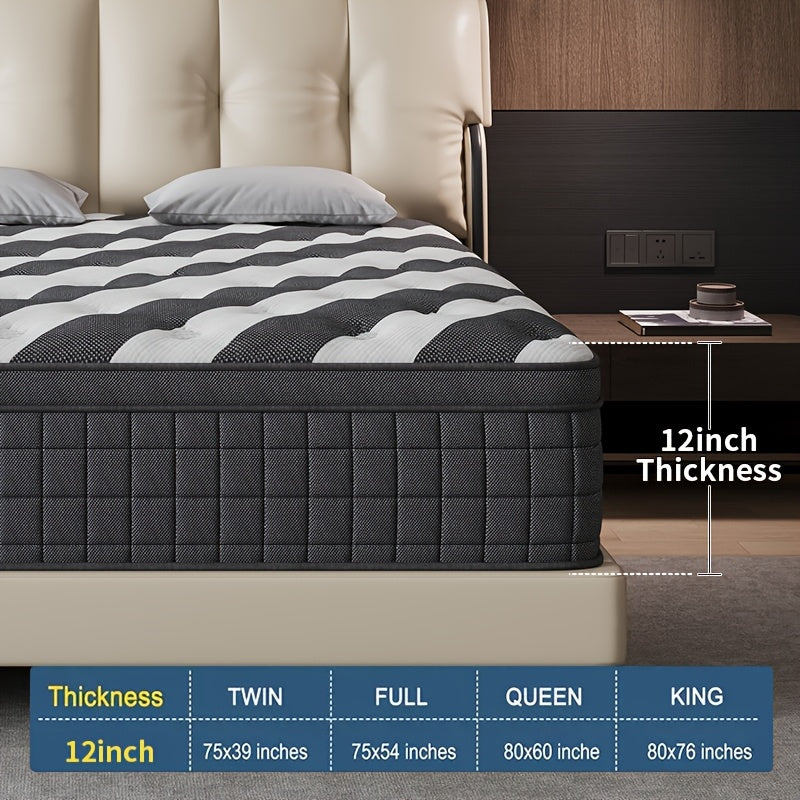 Mattress shown in the 12inch, Full option