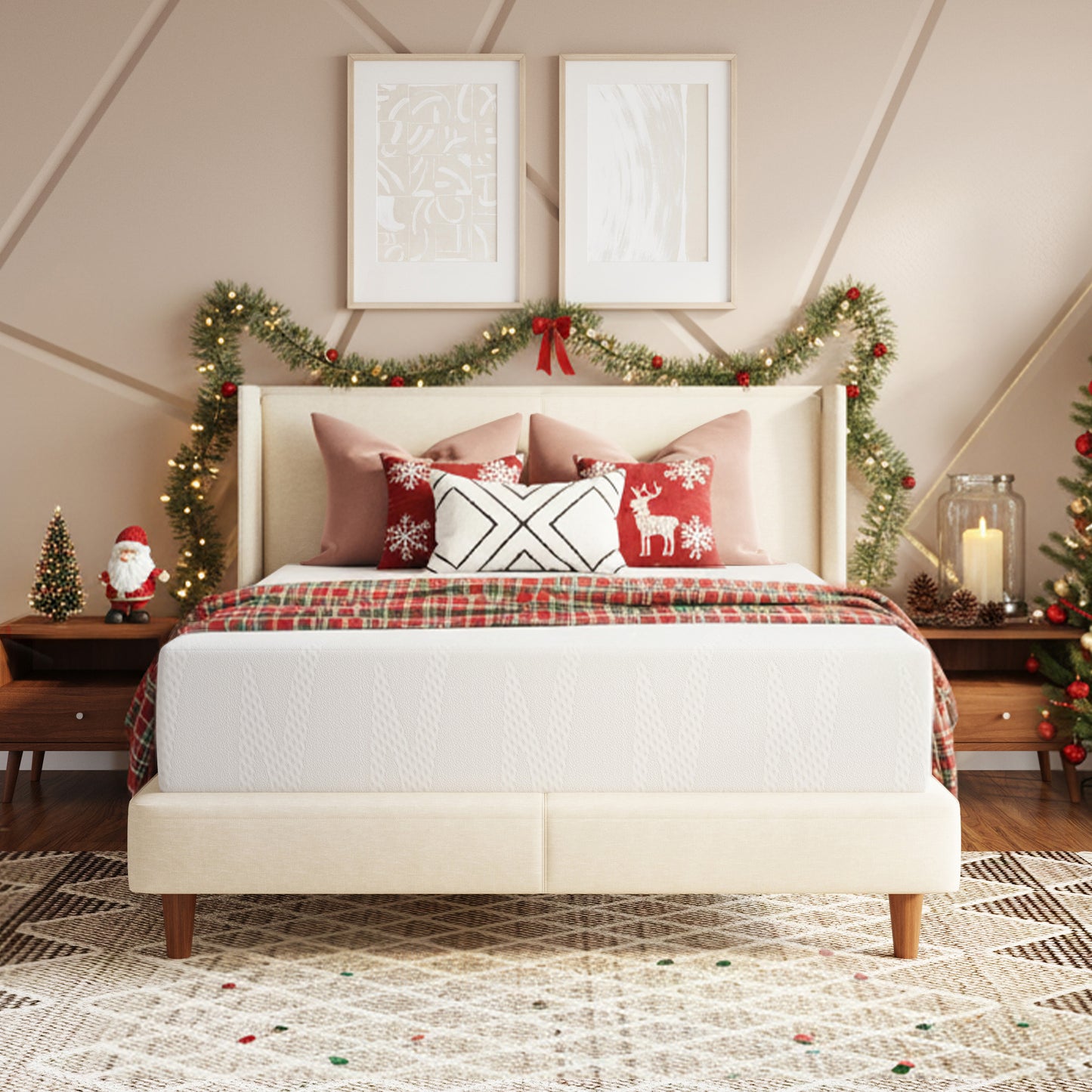 Mattress shown in the King, 10in option