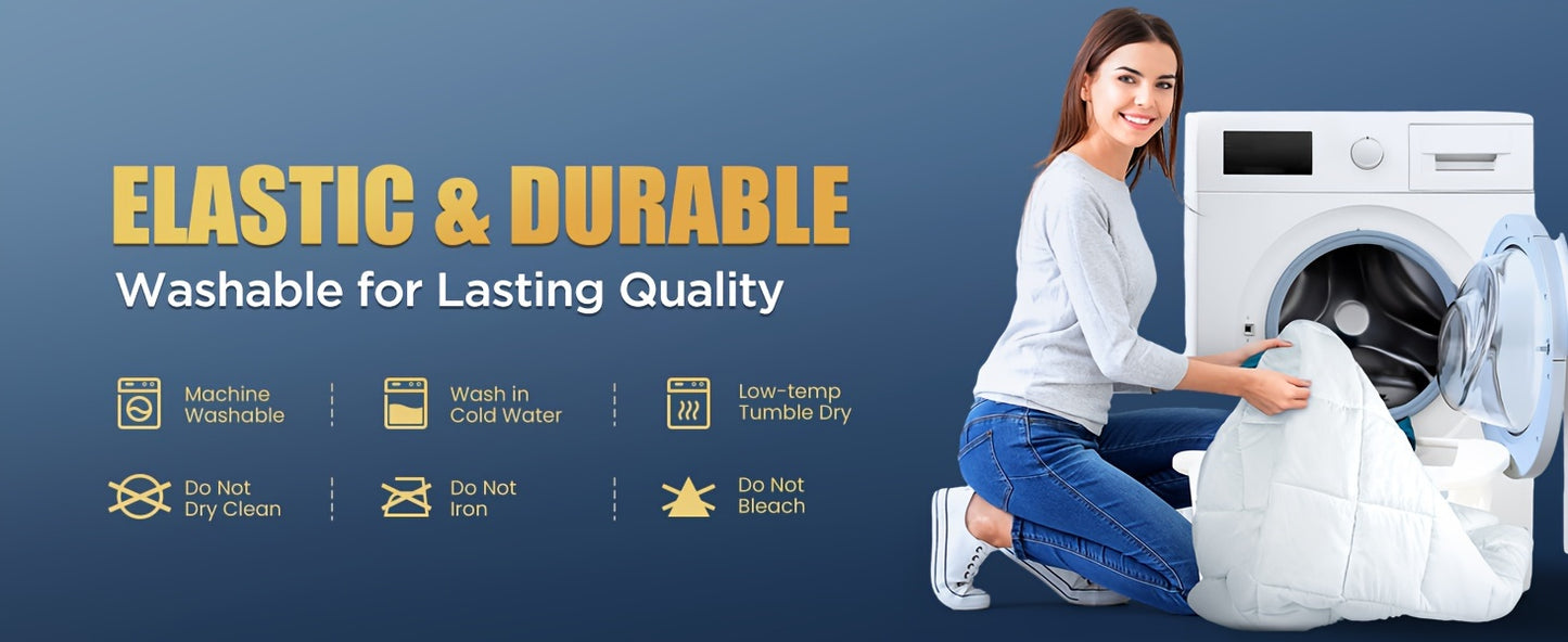 Novted Memory Foam Mattress Extra Large, Super Comfortable Mattress Cover, Breathable Soft Microfiber Protective Pad, Noiseless Mattress Cover, 8-21 Inch Deep Pocket,, Decorations for Home