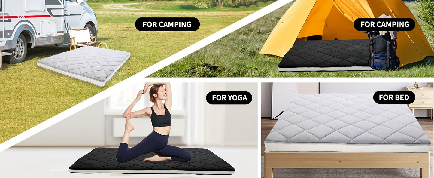 LILYPELLE Japanese Floor Mattress Futon Mattress, Foldable Mattress, Roll Up Mattress Sleeping Tatami Mat Floor Lounger Guest Bed, Easy to Store And Portable for Camping Couch