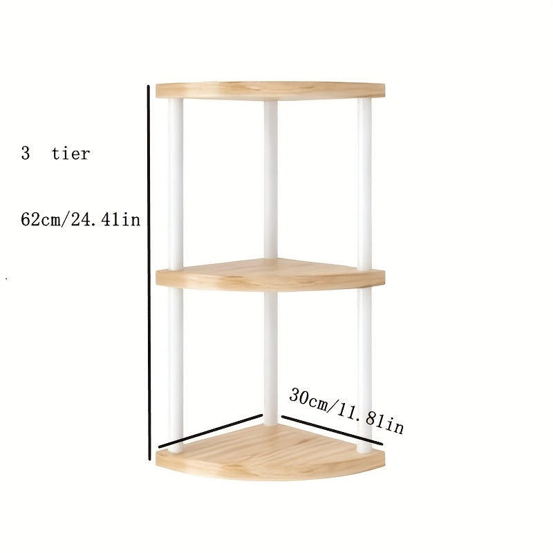 Corner Bookshelf 3/4/5/6 Tier Iron Shelving Unit, Freestanding Corner Storage Shelf for Living Room Bedroom Office, Modern Minimalist Heavy-Duty Space-Saving Decorative Corner Rack