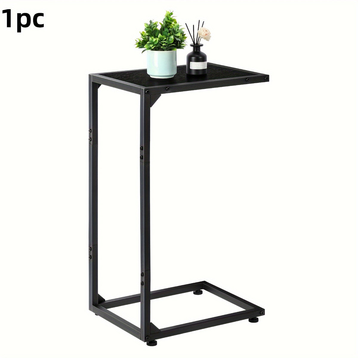 End Table shown in the 1pc-Black-without bag&charging option