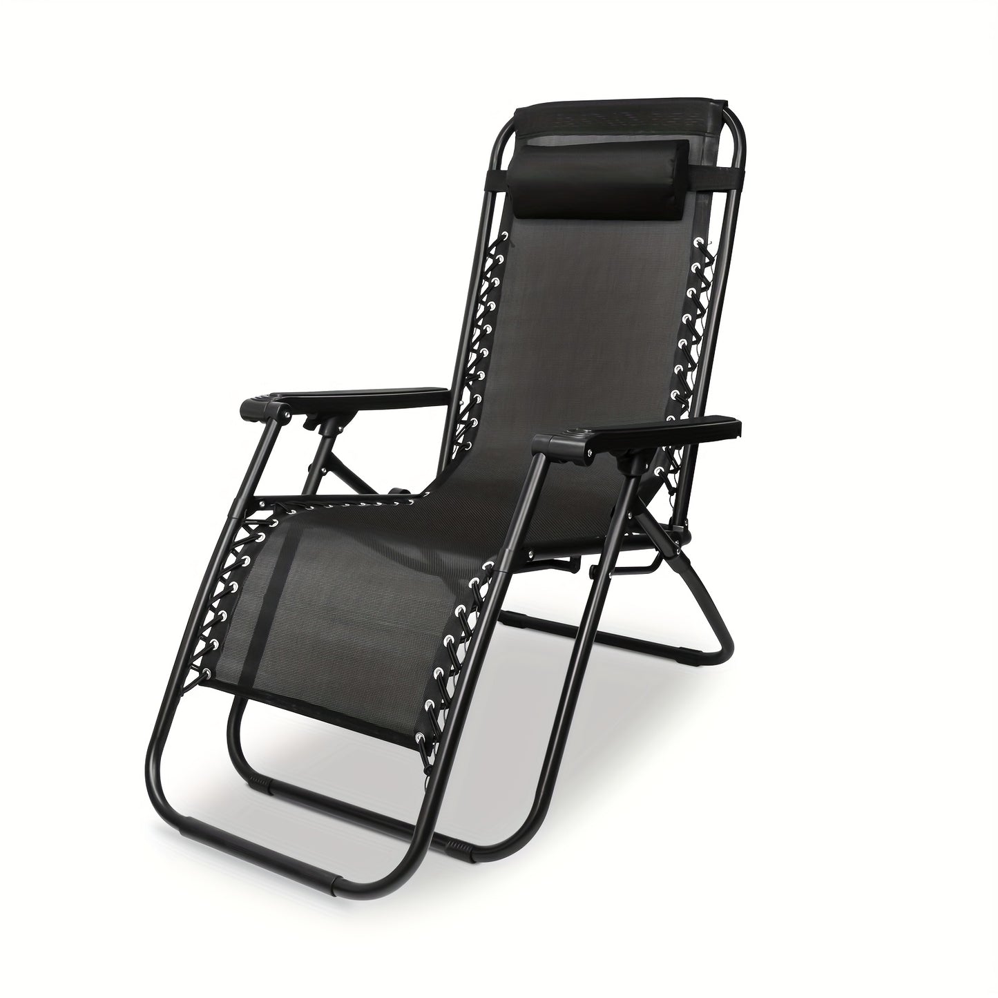 Zero Gravity Recliner Chair Portable Folding Lounge Chair with Adjustable Pillow for Beach Camping Patio Outdoor โ Lightweight Foldable Reclining Chair 26 & 29 Inch, Free US Shipping