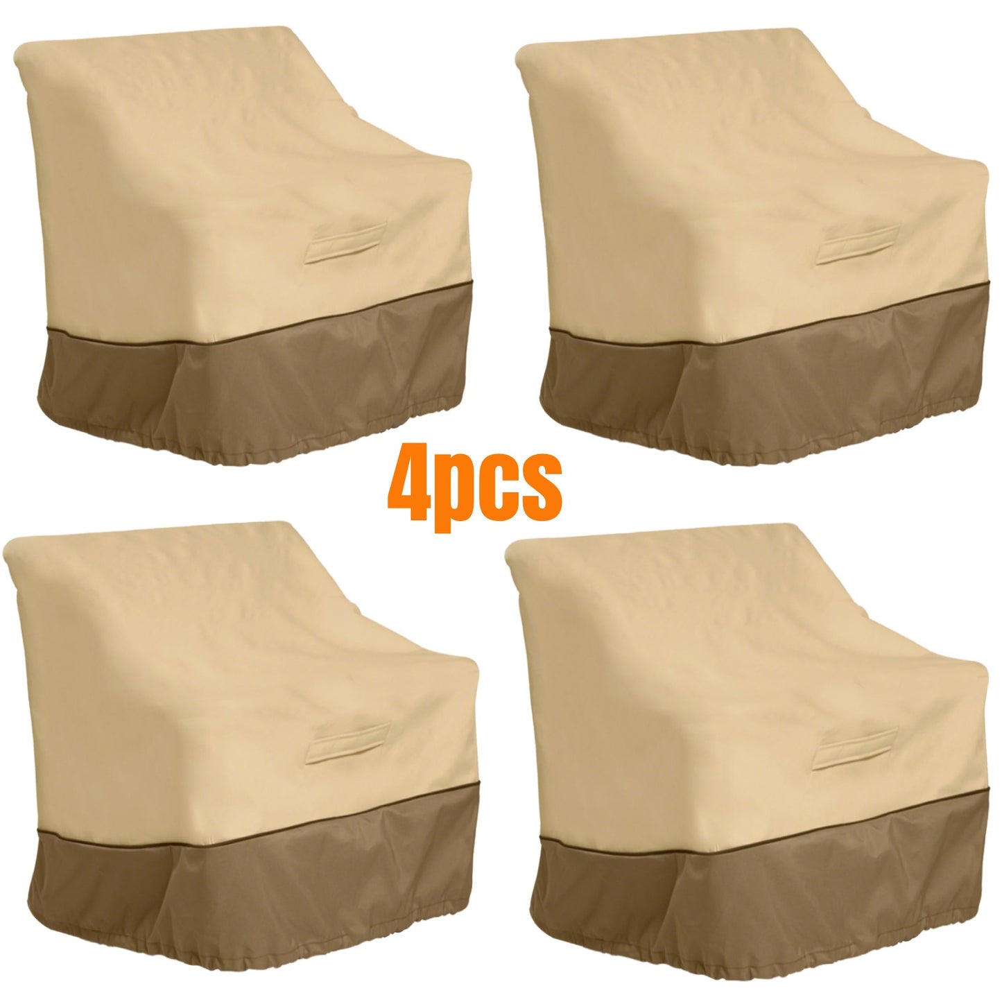 Patio Furniture Cover shown in the 4pcs option