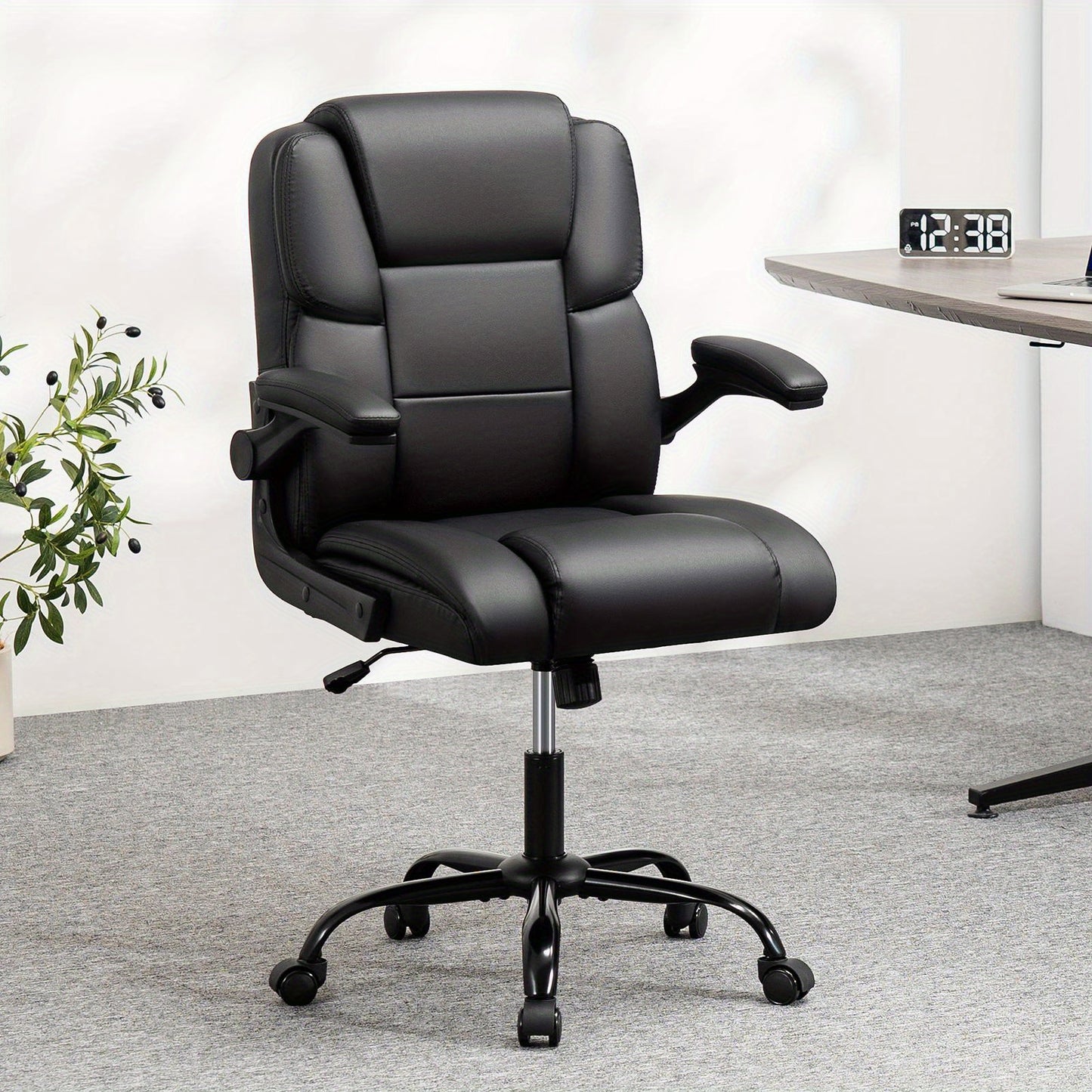 Office Chair shown in the Black-no massage option