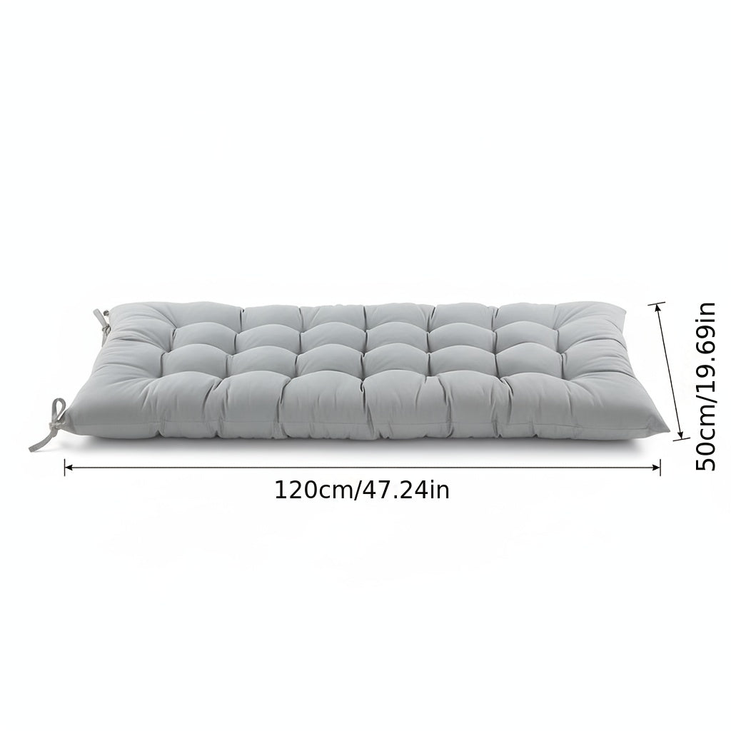 [Cloud-Like Tufted Cushion] Single-Piece Cloud-Like Tufted Cushion for Seat And Back, Providing Cozy Rebound, Suitable for Most Rocking Or Recliner Chairs | 18.9 X 47 Inches | Comfortable for All-Day Use | Thick Plush Support with Non-Slip Ties