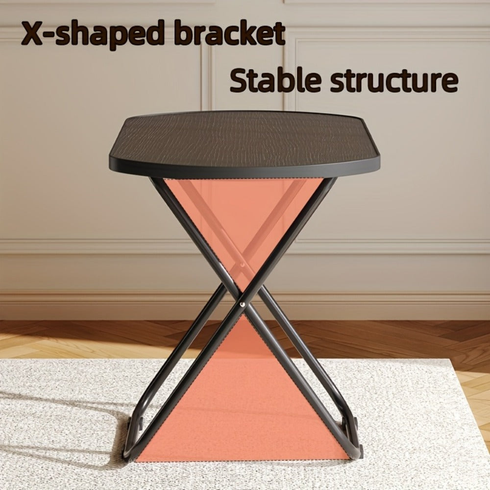 Folding Tray Table for Eating on Couch, Portable Lap Desk Snack Table for Bed Sofa Living Room Bedroom, Normal & Large Size, Black & White