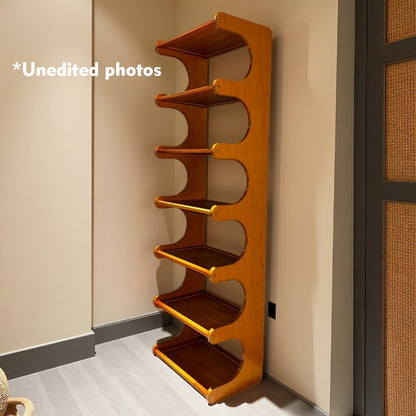 Bamboo Shoe Rack 4-8 Tier Freestanding Shoe Organizer for Entryway Hallway Bedroom Closet – Space-Saving Multi-Layer Shoe Storage Shelf for Home & Dorm