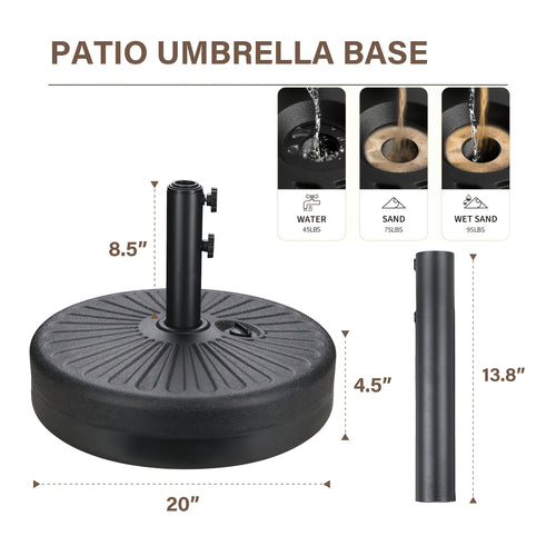 10ft Solar Patio Umbrella, With 32 LED Lights, Outdoor Market Table Umbrella, With Tiltable Buttons, UPF50 UV Protection, Heavy-Duty 8 Umbrella Bone Structure For Garden, Poolside, Decks, Backyards