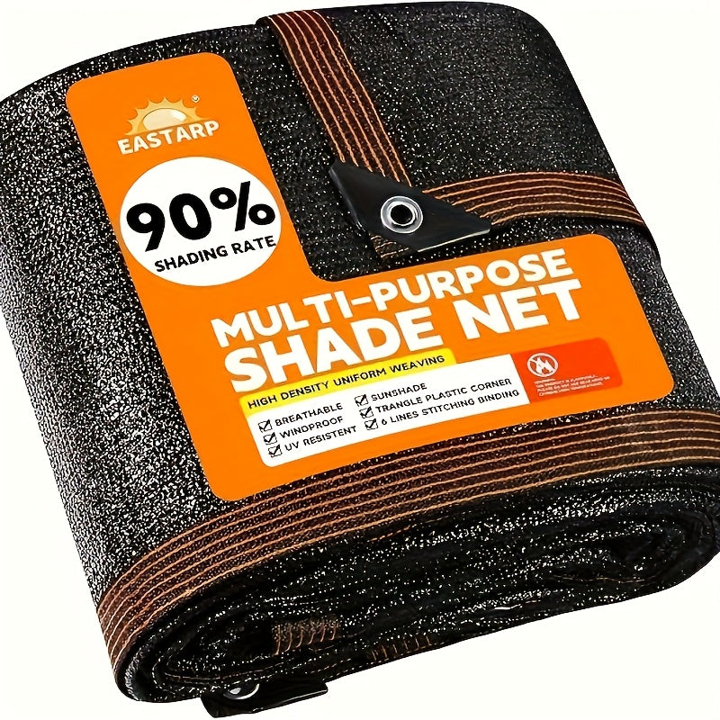 Outdoor Shade Canvas - 93% Sunshade, UV And Wind Resistant Heavy Duty HDPE Fabric, Black Rectangular Canopy for Patio, Gazebo, Patio, Lawn, Backyard Sunshade