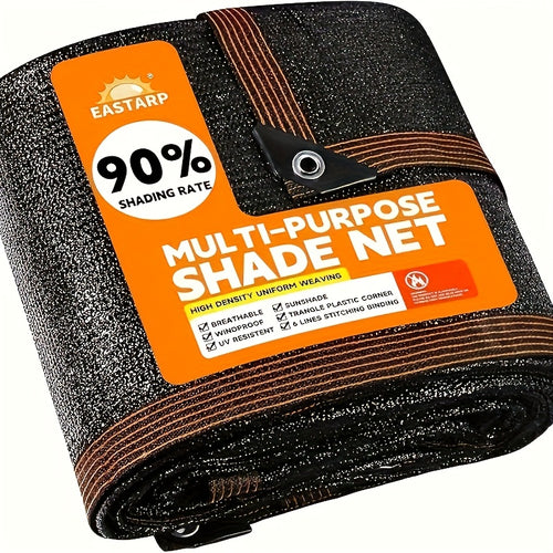 Outdoor Shade Canvas - 93% Sunshade, UV And Wind Resistant Heavy Duty HDPE Fabric, Black Rectangular Canopy for Patio, Gazebo, Patio, Lawn, Backyard Sunshade