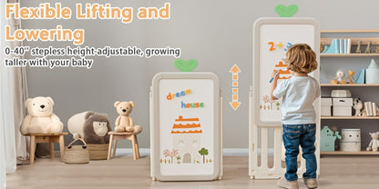 A Versatile Storage Solution for Featuring 10 Detachable Bins And a 3-Tier Bookshelf, Serving As a Multifunctional Organizer with a Drawing Board, Perfect for a Bedroom, Playroom, Or Living Area