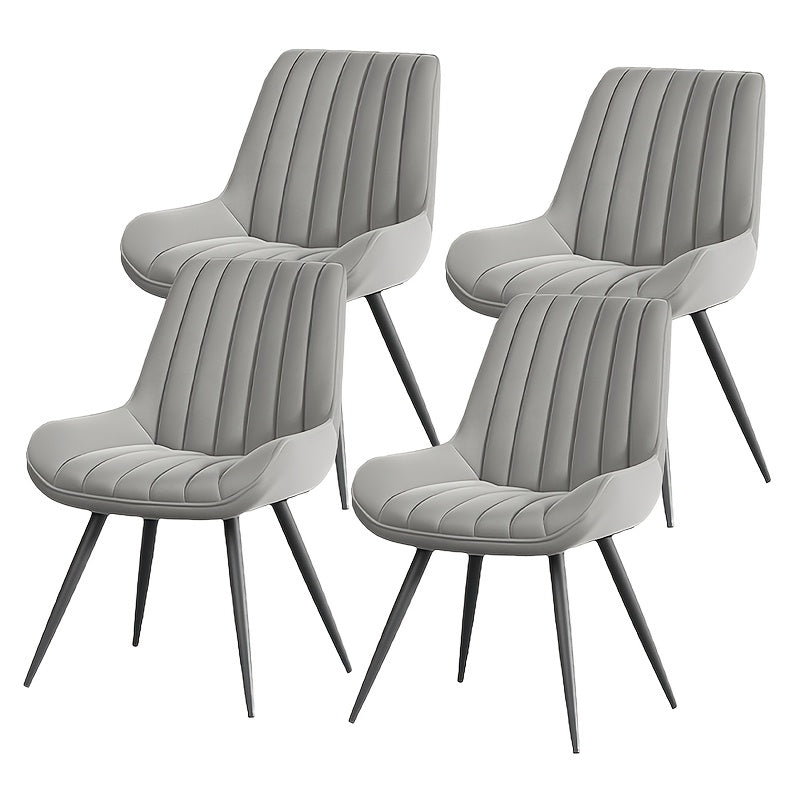 Modern Dining Chairs Set Of 2/4! Comfy Dining Room Chairs Reception Chair with Thick Cushions, Upholstered Fabric Kitchen Side Chairs with Metal Legs Suitable for Office Bar Kitchen Dining Room