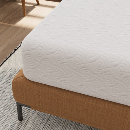 Dyonery 6/8/10 Inch Memory Foam Mattress,Medium Firm Mattress in a Box, Gel Green Tea Mattress, Twin Full Twin XL Queen King