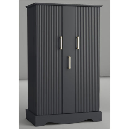 Kitchen Pantry Cabinet 47 Inch with Drawer Adjustable Shelves Buffet Sideboard Cupboard Storage Cabinet for Kitchen Living Room White Black Brown Grey