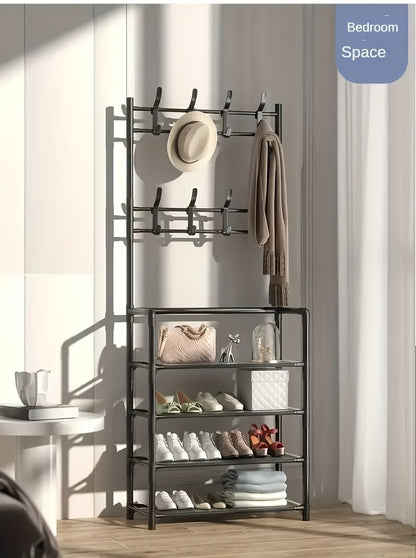 1pc Utility Racks, Entrance Rack, Home Organizer for Organizing Shoes And Hats - The Ideal Choice for Organizing Homes, Living Rooms, And Dormitories, Suitable for Living Rooms, Bedrooms, Lobbies, And Bathrooms, Each Item Comes with 10 Shoe Bags