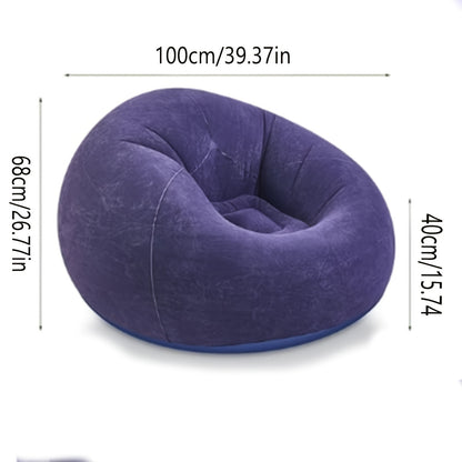 Inflatable Two-Part Spherical Couch, a Comfortable And Portable Lazy Chair, Ideal for Relaxation, Outdoor Camping, And Hiking