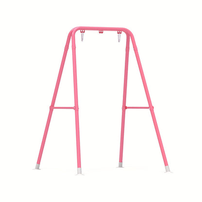 Hammock Chair Stand shown in the pink option