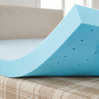 Mattress Topper, Cooling Gel Memory Foam Ventilated - 1.5", 2", 3" or 4" Thick shown in the main product view