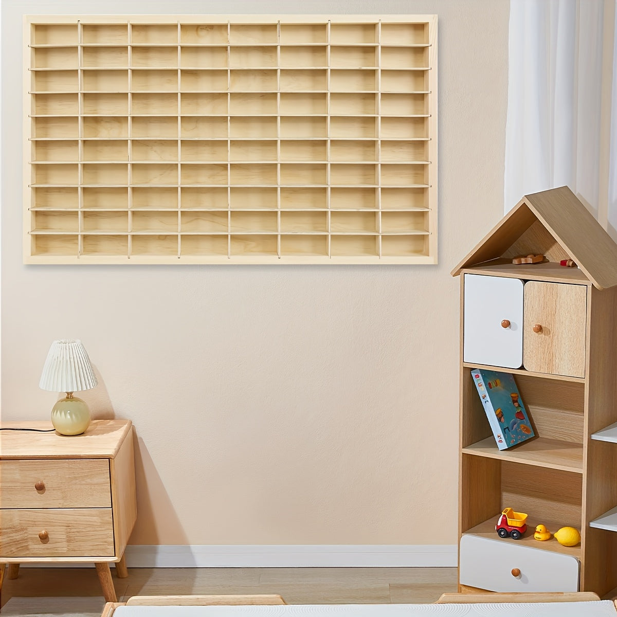 Display Cabinet shown in the 80 Grids option