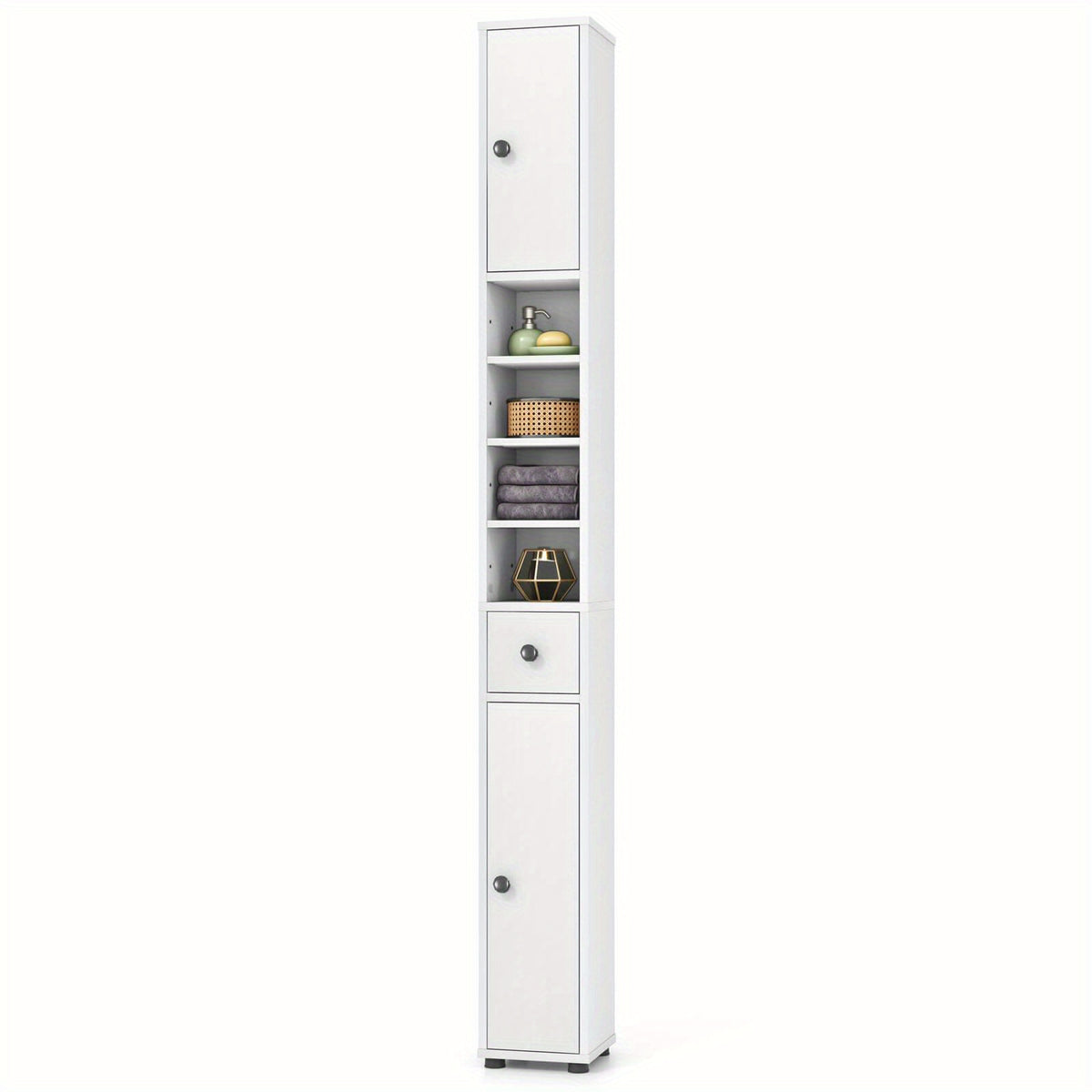 Storage Cabinet shown in the White option