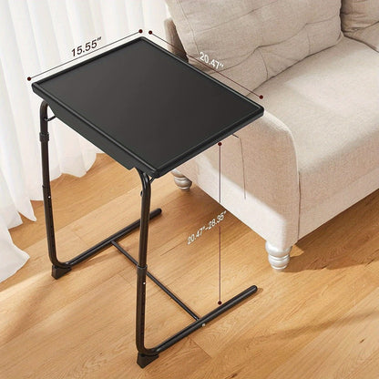 1-Pack Foldable TV Tray Table with Adjustable Height for Closet detail image - detail view 5