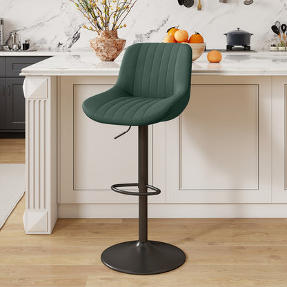 Bar Stool shown in the Green, Set Of 1 option