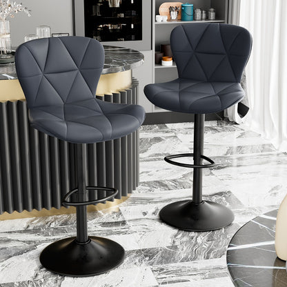 1-Piece Set Upholstered Bar Stool with Adjustable Height and Padded Seat detail image - detail view 17