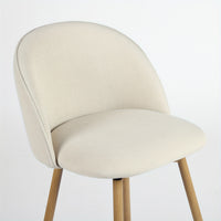 Beige Fabric - Set Of 1