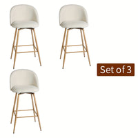 Beige Fabric - Set Of 3