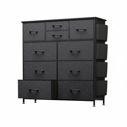 10-Drawer Fabric Dresser, Drawer Storage Cabinet for Bedroom detail image - detail view 7