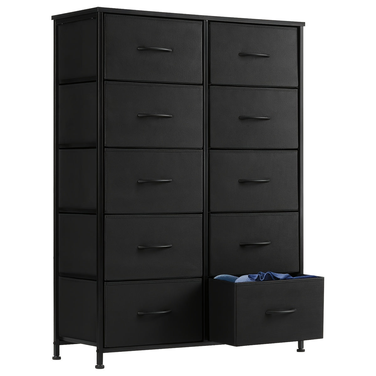Storage Cabinet shown in the BLACK option