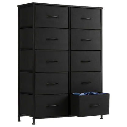 10-Drawer Fabric Storage Cabinet with Multiple Color Options detail image - detail view 3