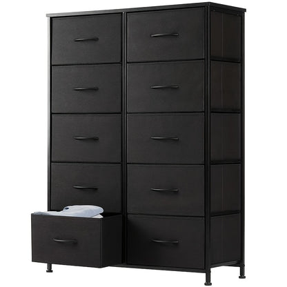 Dresser shown in the Black 10 drawers option