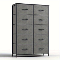 Grey 10 drawers