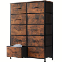 Rust 10 drawers