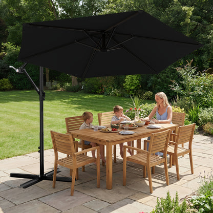 Cantilever Patio Umbrella shown in the Black option