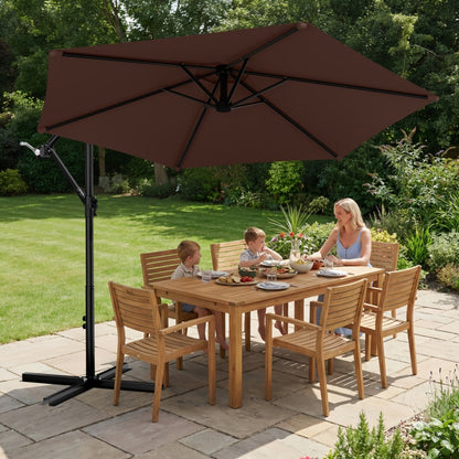 10-Foot Cantilever Patio Umbrella with Multiple Color Options detail image - detail view 7