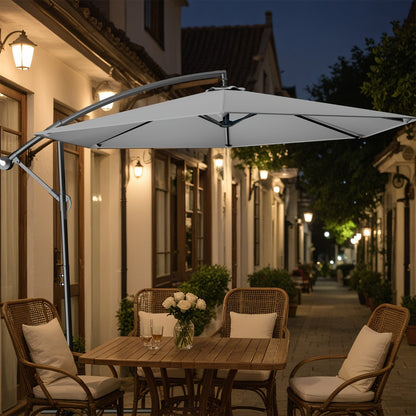 10-Foot Heavy-Duty Cantilever Patio Umbrella with Tilt Adjustment detail image - detail view 15