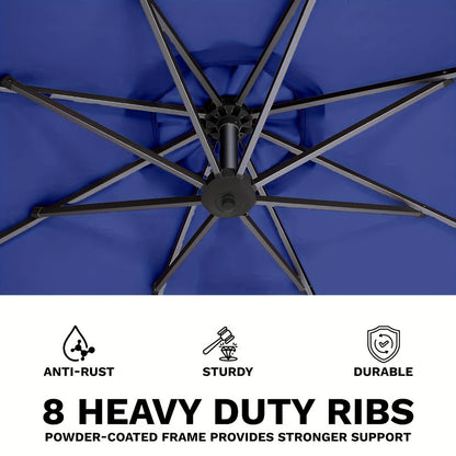 10-Foot Patio Umbrella with UV Protection and Tilt Adjustment detail image - detail view 18