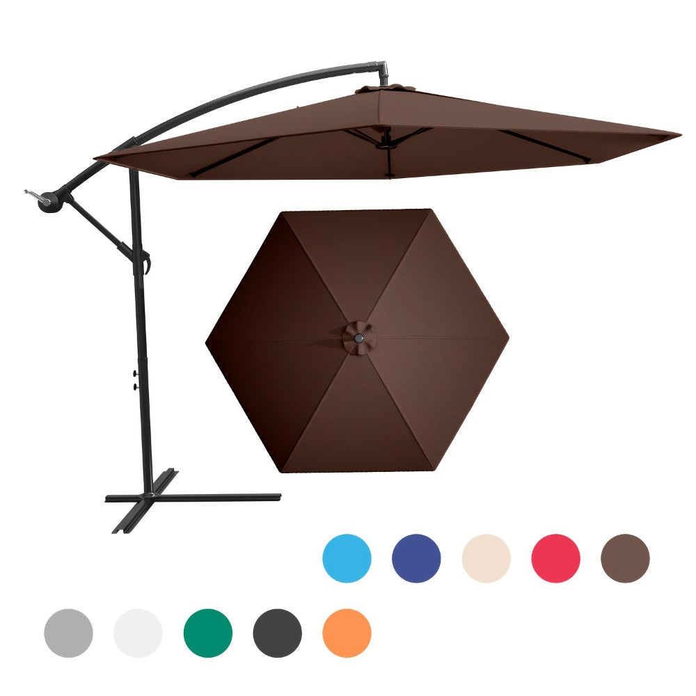 10-Foot Patio Umbrella with UV Protection and Tilt Adjustment detail image - detail view 7
