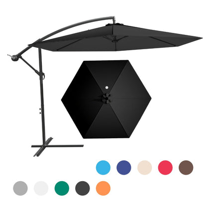 10-Foot Patio Umbrella with UV Protection and Tilt Adjustment detail image - detail view 9