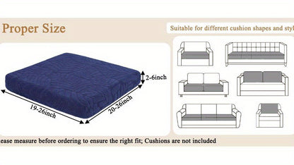 [Waterproof Cushion Covers] Outdoor Patio Cushion Covers Set of 8/10 Waterproof Stretch Seat Cushion Cover for Patio Furniture Outdoor Sofa Cushion Cover Replacement Couch Slipcovers Chair Seat Cover