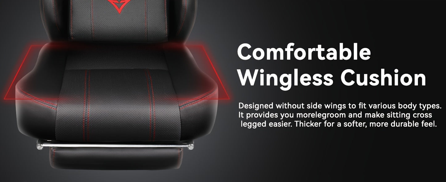 Big And Tall Gaming Chair 400lb Weight Capacity With Footrest, Ergonomic Video Game Chair For Adults With Oversized Headrest And Lumbar Pillow, Computer Chair Gaming For Office