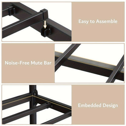 12-Inch Heavy-Duty Bed Frame, Bedroom Platform Bed for Bedroom Comfort and Support detail image - detail view 10