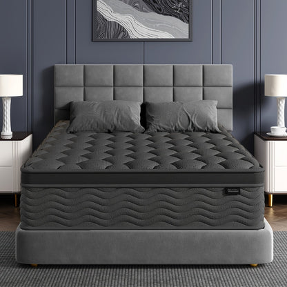 Mattress, Multilayer Hybrid Pocket Spring Memory Foam Euro Top 8 10 12 Inch - Ergonomic shown in the main product view