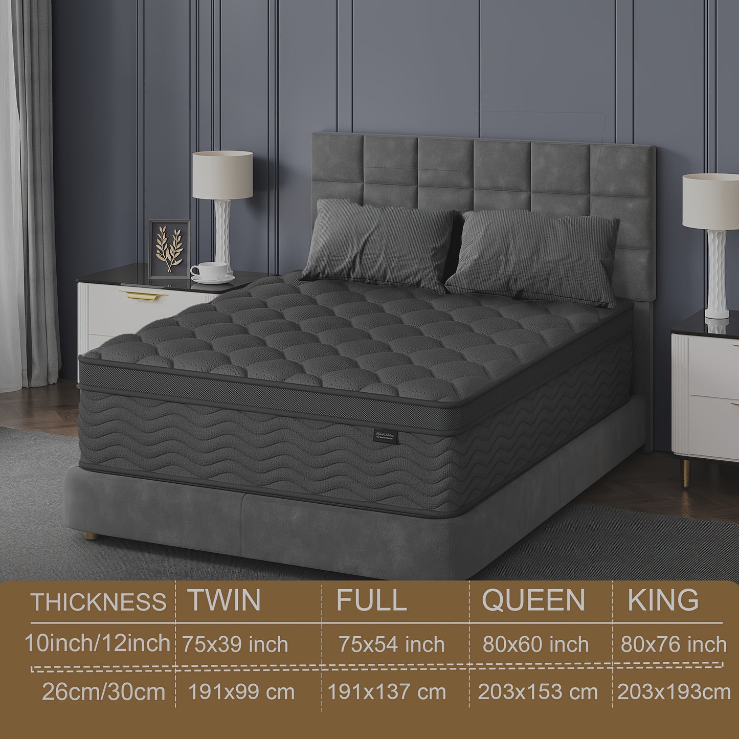Mattress shown in the Twin 8Inch option