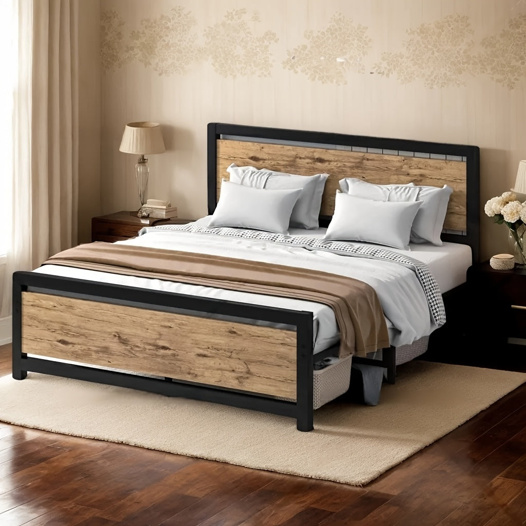 Bed Frames shown in the Full-Brown option