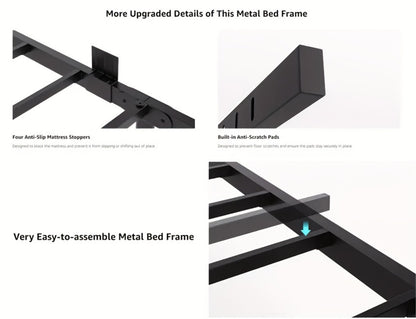 14-Inch Heavy-Duty Bed Frame, Bedroom Platform Bed for Bedroom Comfort and Support detail image - detail view 20