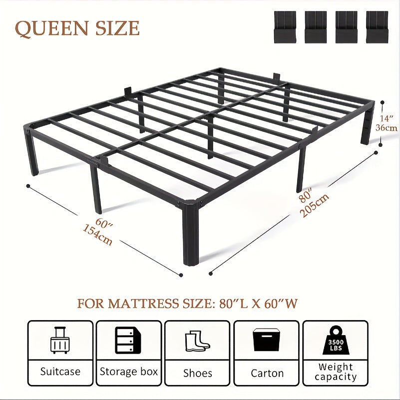 Bed Frame shown in the Queen option
